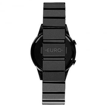 Relógio Euro Feminino Preto e Roxo Digital Espelhado EUJHS31BAD/4G