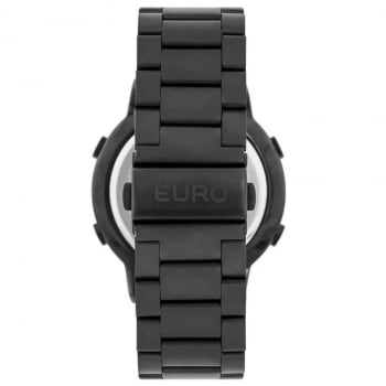 Relógio Feminino Euro Preto Fashion Fit Com Cronômetro EUBJ3279AB/4P